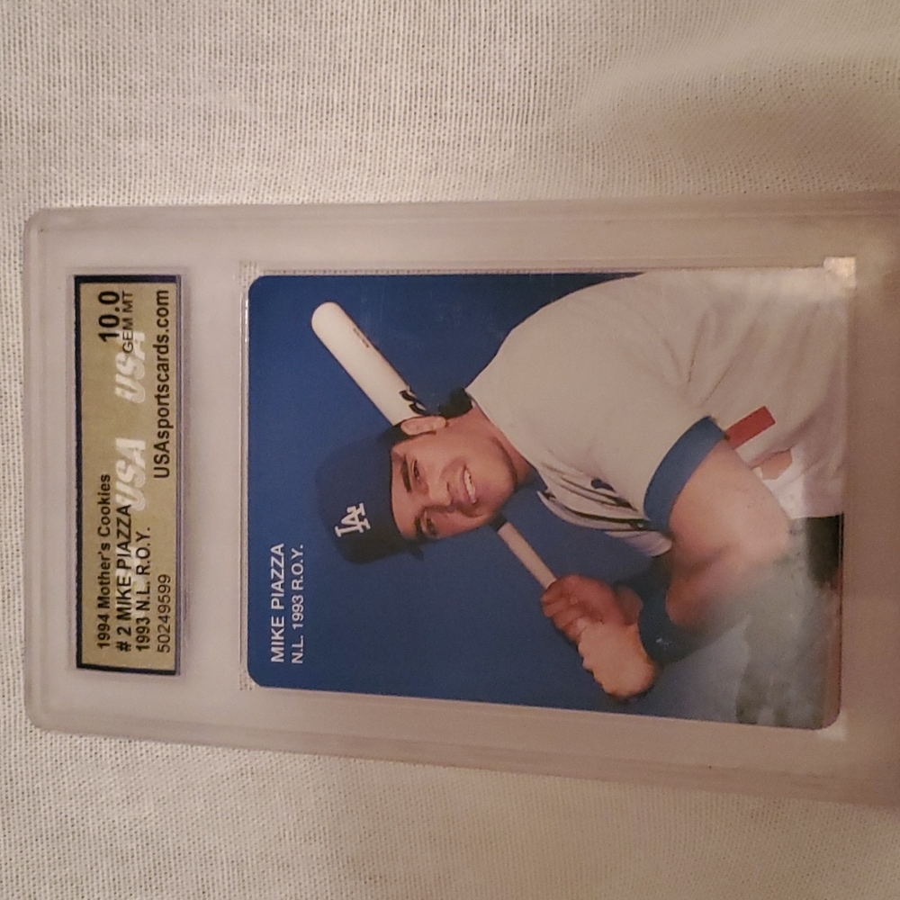 1994 Mothers Cookies Mike Piazza Nationa League Rookie of the Year